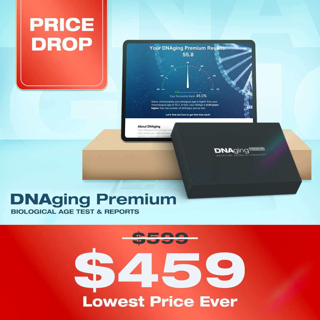 DNAging Premium Biological Age Test & Clinician Call