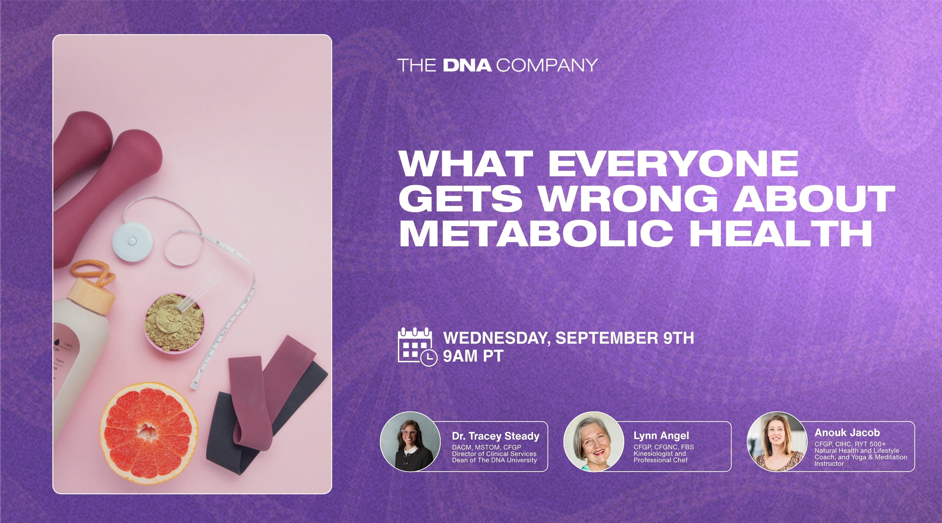 What Everyone Gets Wrong About Metabolic Health | Wednesday, September 9th at 9AM PT