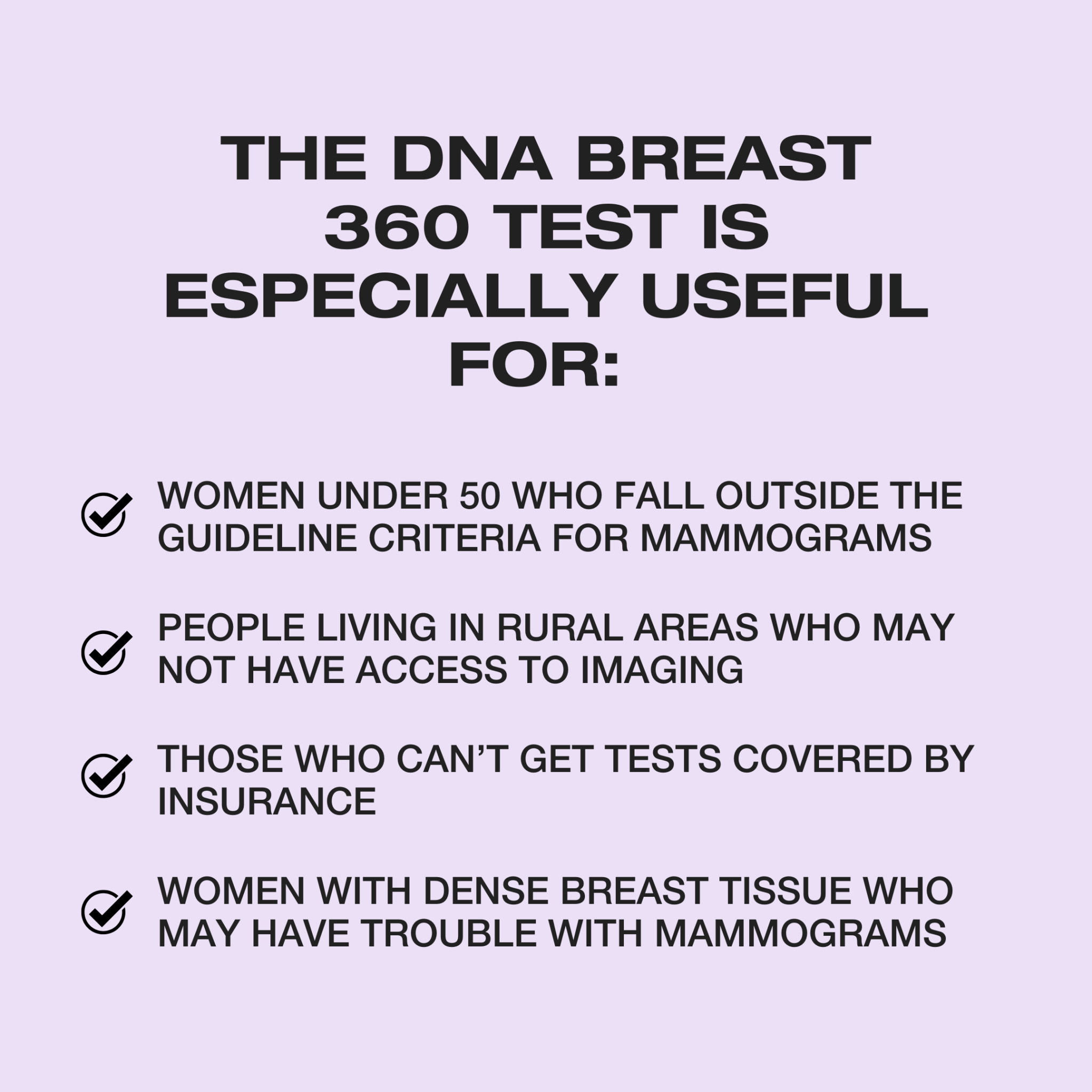 DNA Breast 360 - Breast Cancer Screening & Reports - The DNA Company