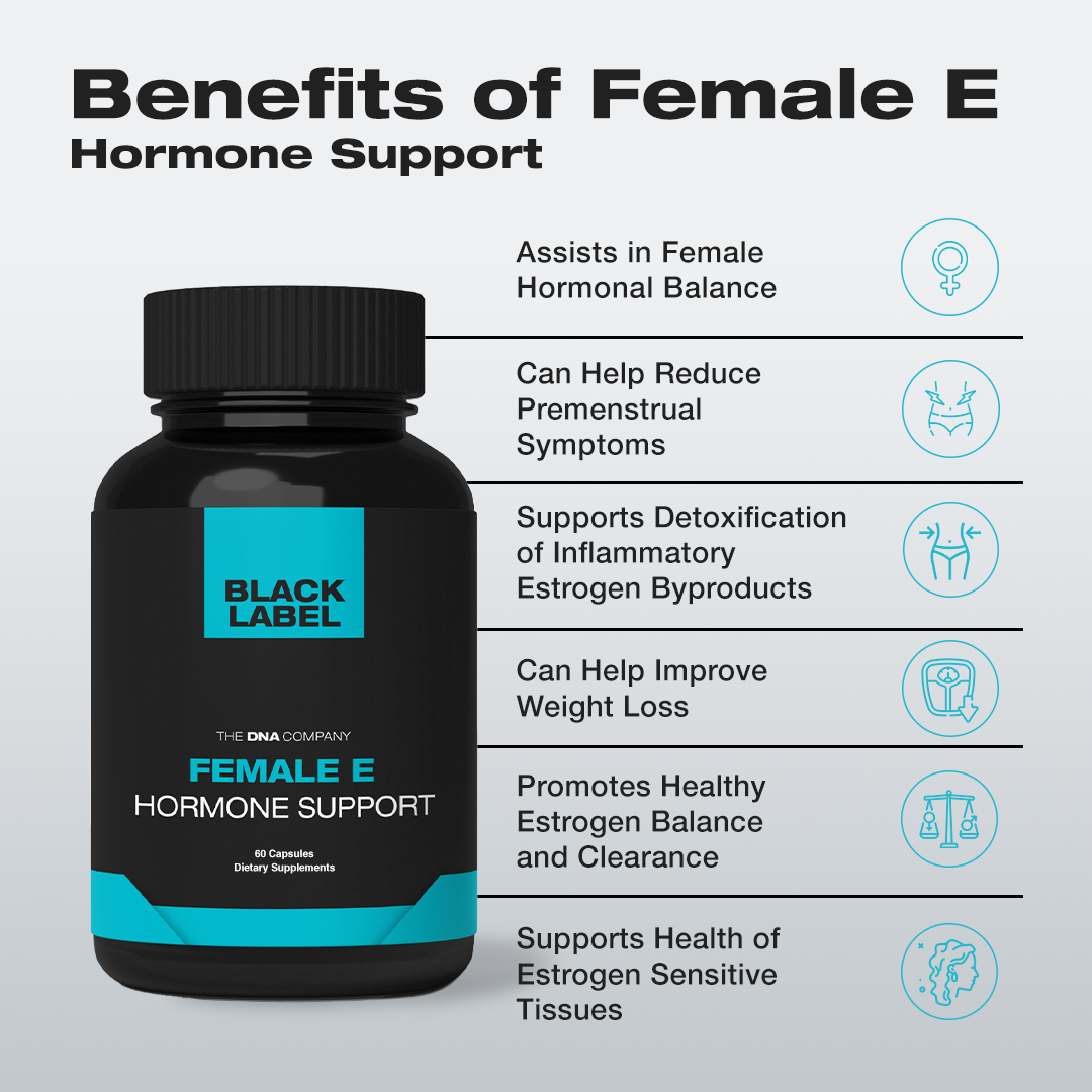 Female E Hormone Support — Estrogen Balance & Detox Formula