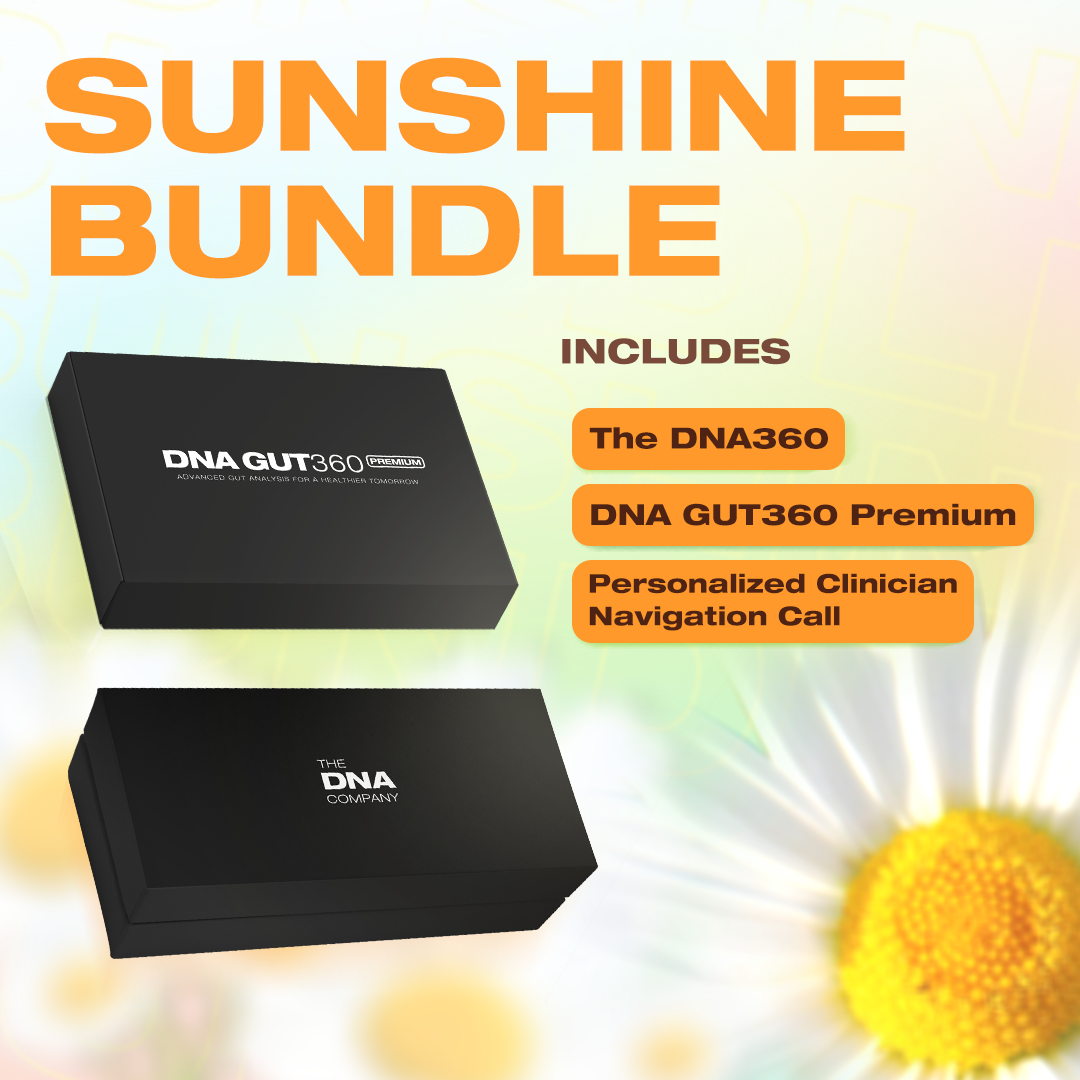 The Sunshine Bundle: Gut 360 Premium, Clinician Call and DNA 360
